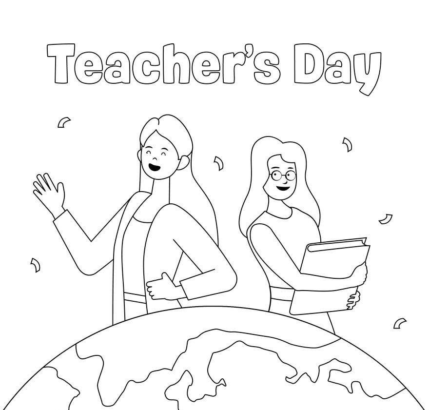 نقاشی روز معلم10