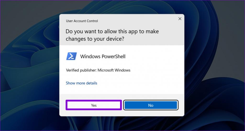 ثبت مجدداً برنامه از طریق PowerShell 