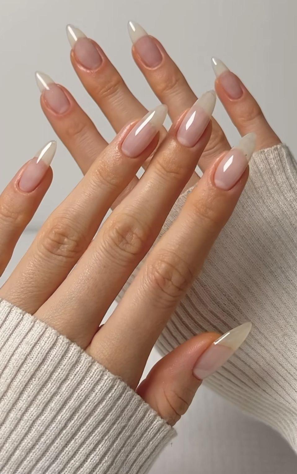 مدل ناخن کروم کلیر 1