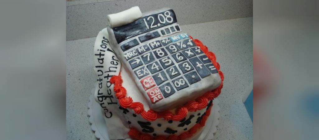 عکس مدل کیک فانتزی برای روز حسابداری