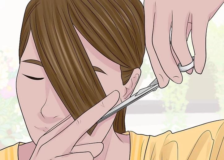 نحوه استایل کردن موی چتری پرده ای 23