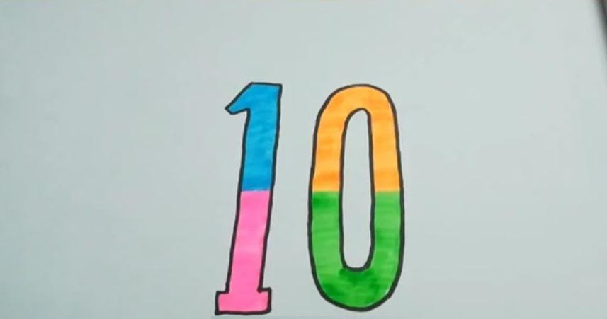 نقاشی با عدد 10 انگلیسی 1