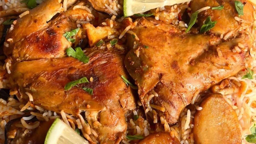 طرز تهیه مقلوبه عربی با مرغ