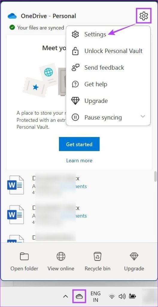 نحوه جلوگیری از حذف خودکار فایل ها توسط OneDrive 3