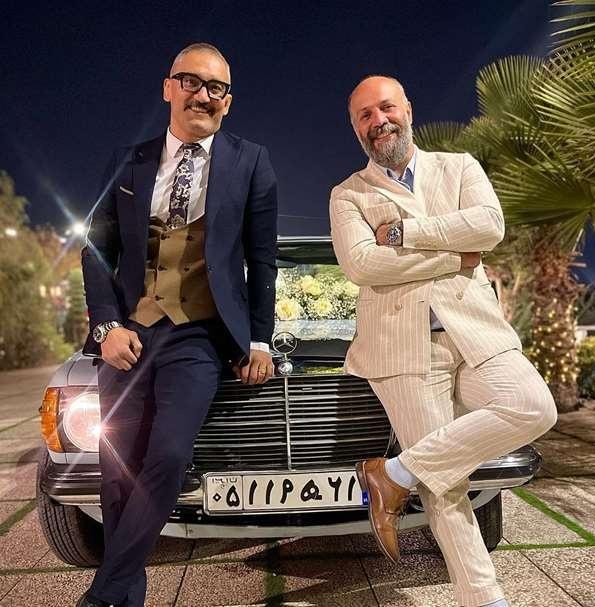 عکس محمد منصوری و دوستش