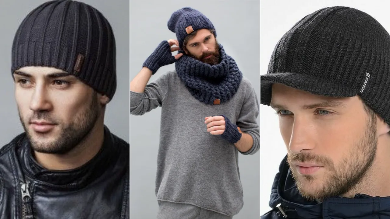30 مدل&zwnj; جدید کلاه بافتنی پسرانه و مردانه برای استایل زمستانی امسال