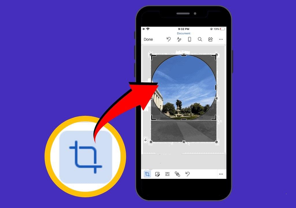 5چگونه یک تصویر را در یک دایره در مایکروسافت ورد برش دهیم؟