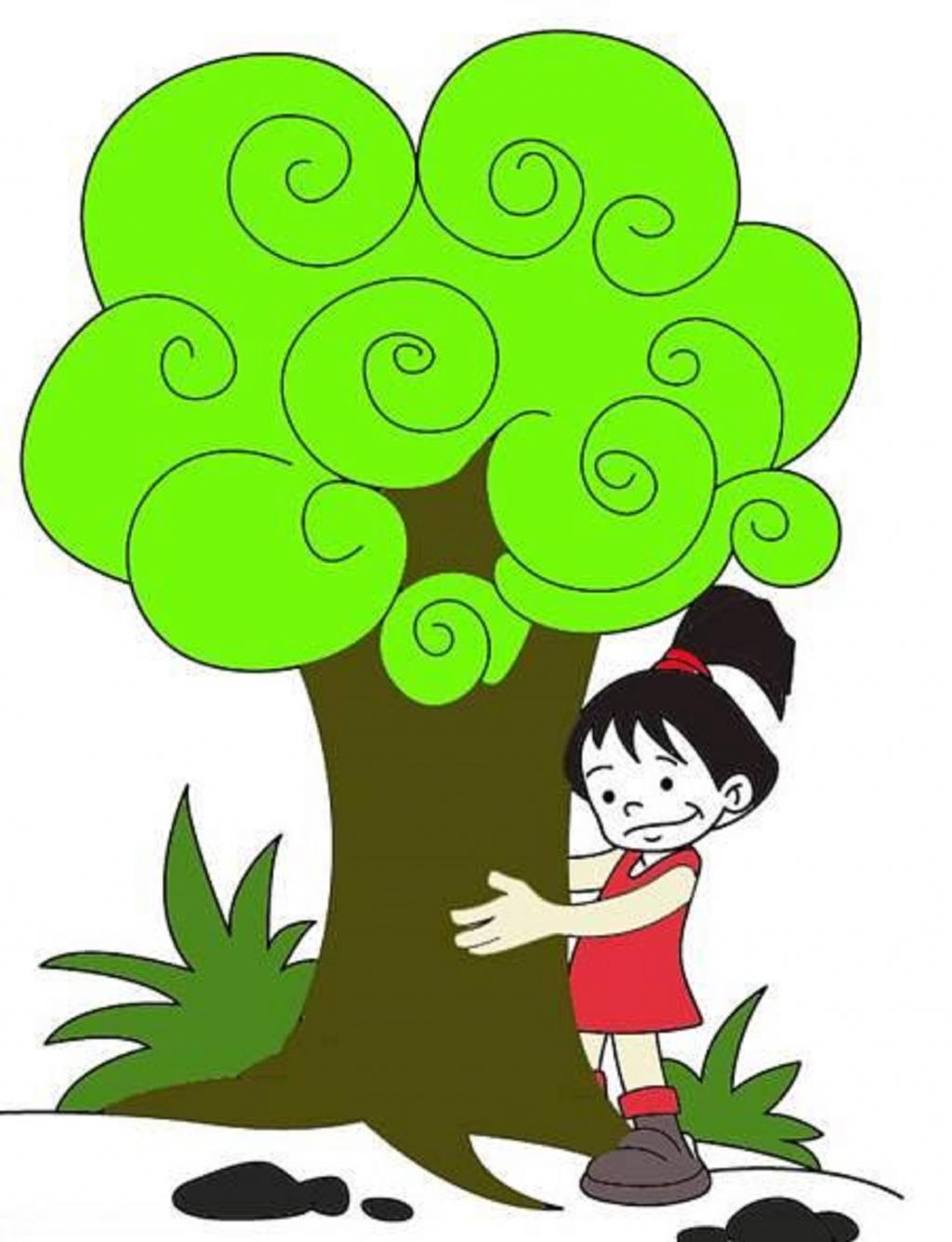 نقاشی روز درختکاری دخترانه 2