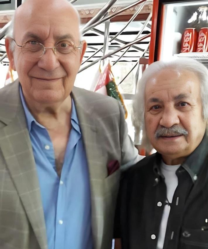 عکس سعید پیردوست با حشمت مهاجرانی