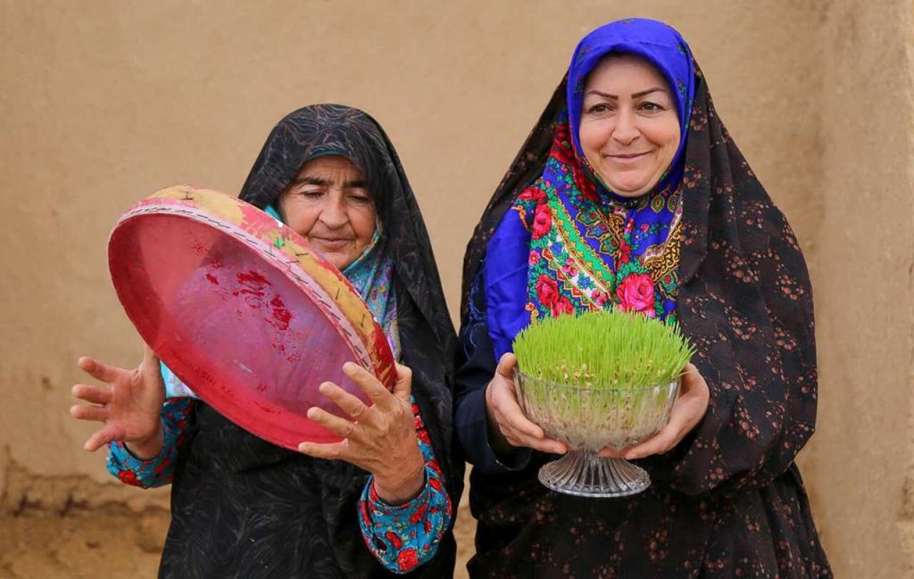 آداب و رسوم مردم قزوین در عید نوروز:سبز کردن گندم 