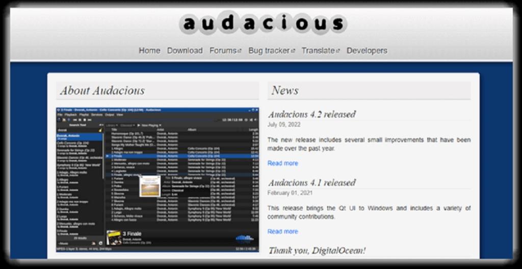 پخش کننده موسیقی Audacious 