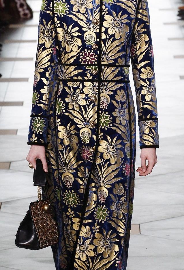 مدل مانتو ژاکارد بلند 2