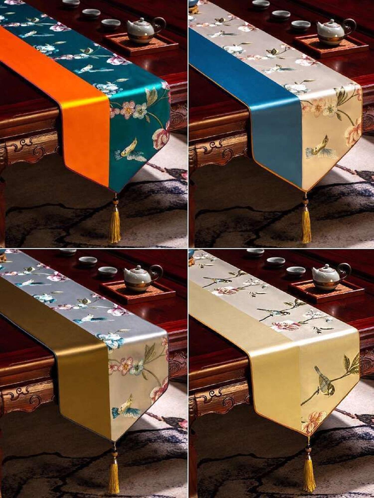 مدل رانر پارچه ای ساتن 3