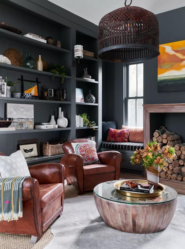 ترکیب رنگ قهوه ای با رنگ های دیگر 9