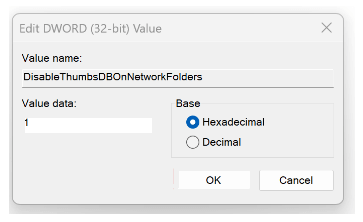  استفاده از registory editor برای جلوگیری از ایجاد فایل های کش Thumbs.db/7