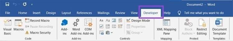 انواع پر کردن فرم&zwnj;های ورد