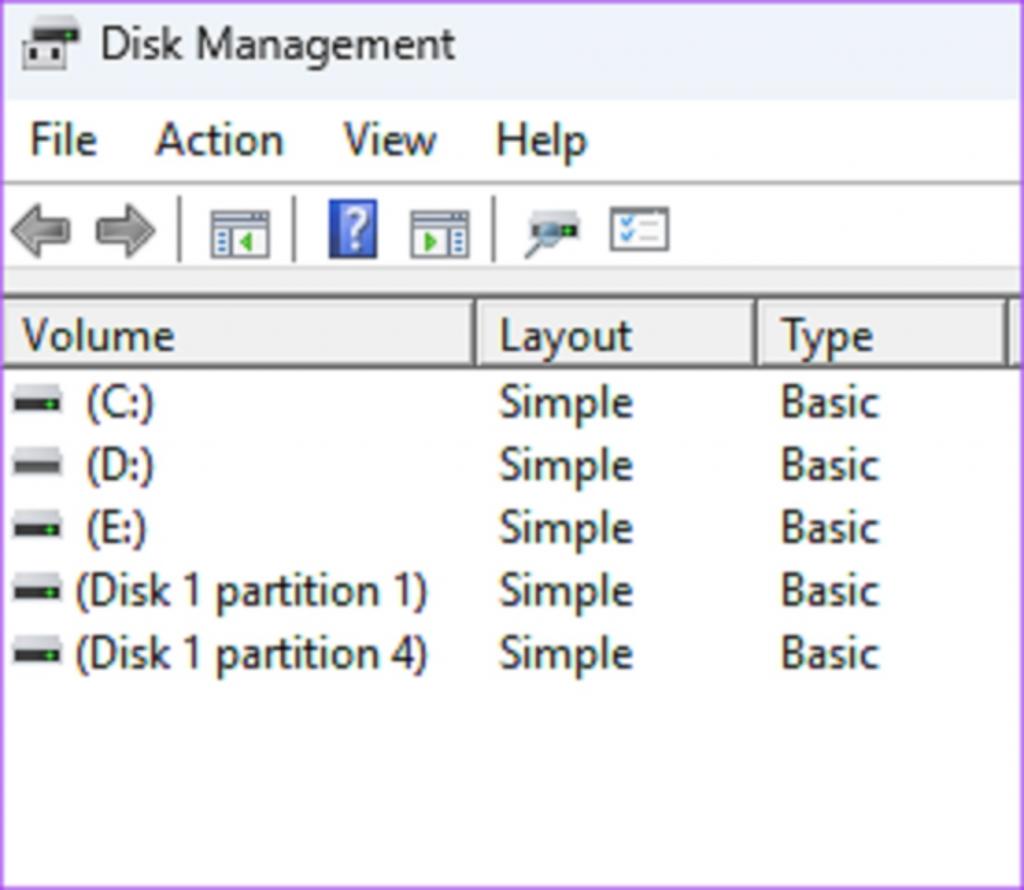 فرمت کارت SD با استفاده از ابزار Disk Management