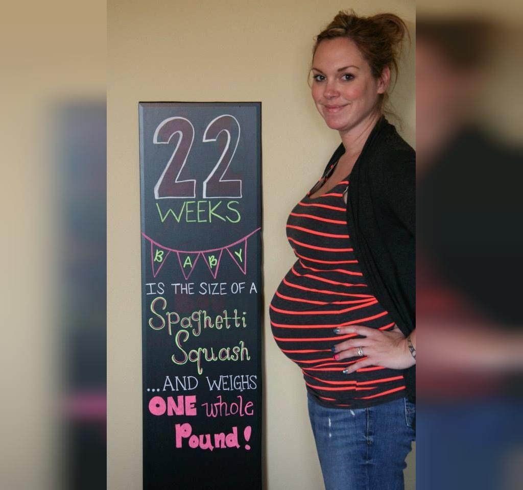 شکم در هفته بیست و دوم بارداری