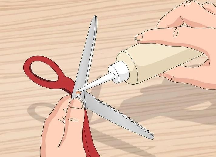 نحوه تیز کردن قیچی 8