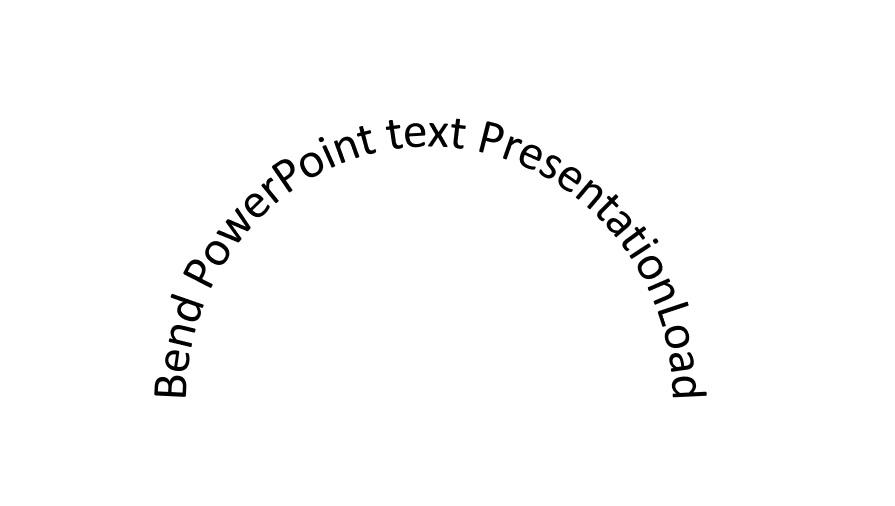نحوه منحنی کردن متن در پاور پوینت 5