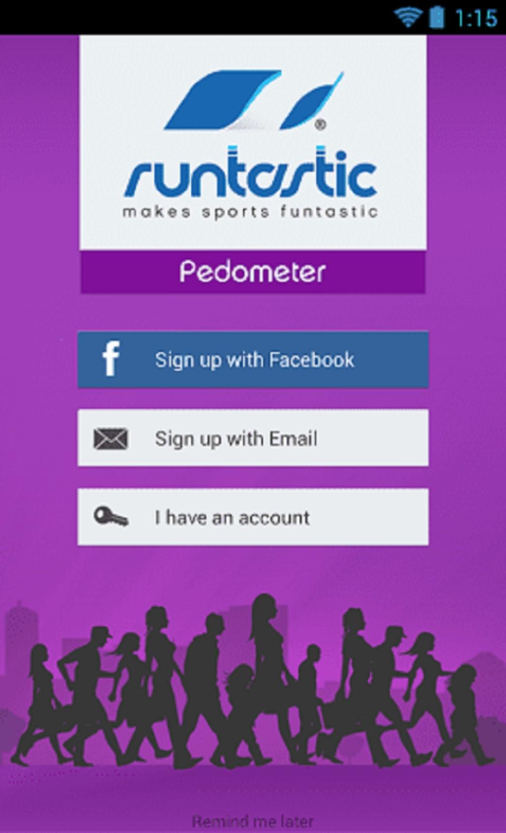 برنامه Runtastic Pedometer