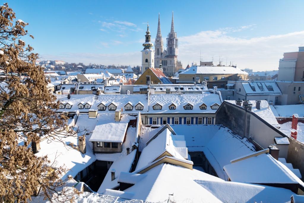 بهترین شهر گردشگری اروپا در زمستان: زاگرب، کرواسی