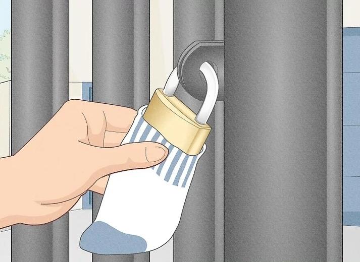 جلوگیری از یخ زدن قفلهای فضای باز 6