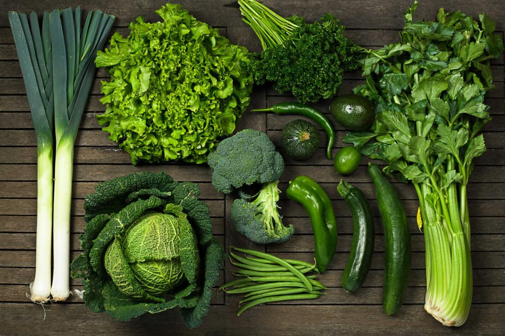 : سبزیجات سبزدرمان سریع کم خونی شدید