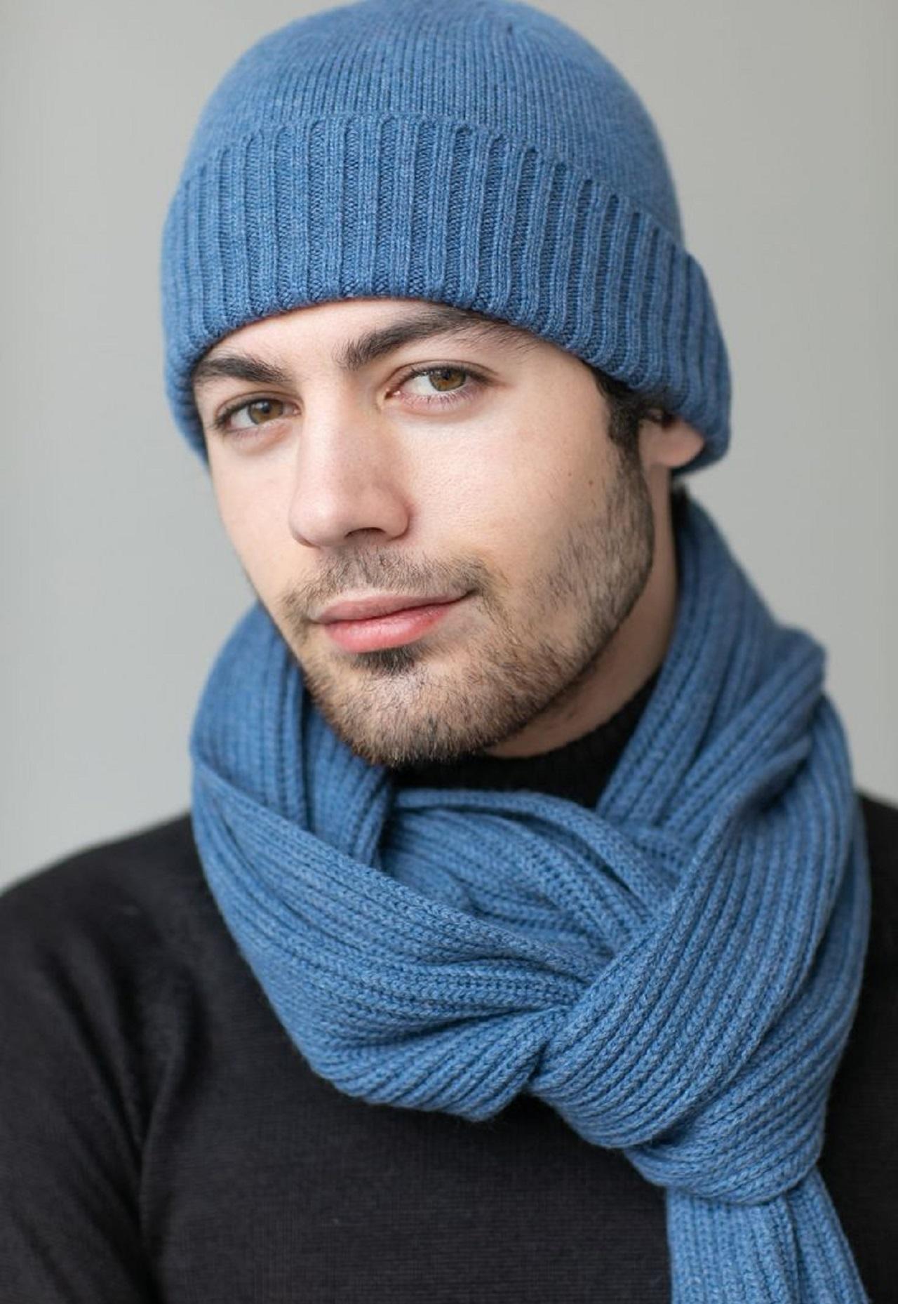 مدل کلاه بافتنی پسرانه ست زمستانی  6