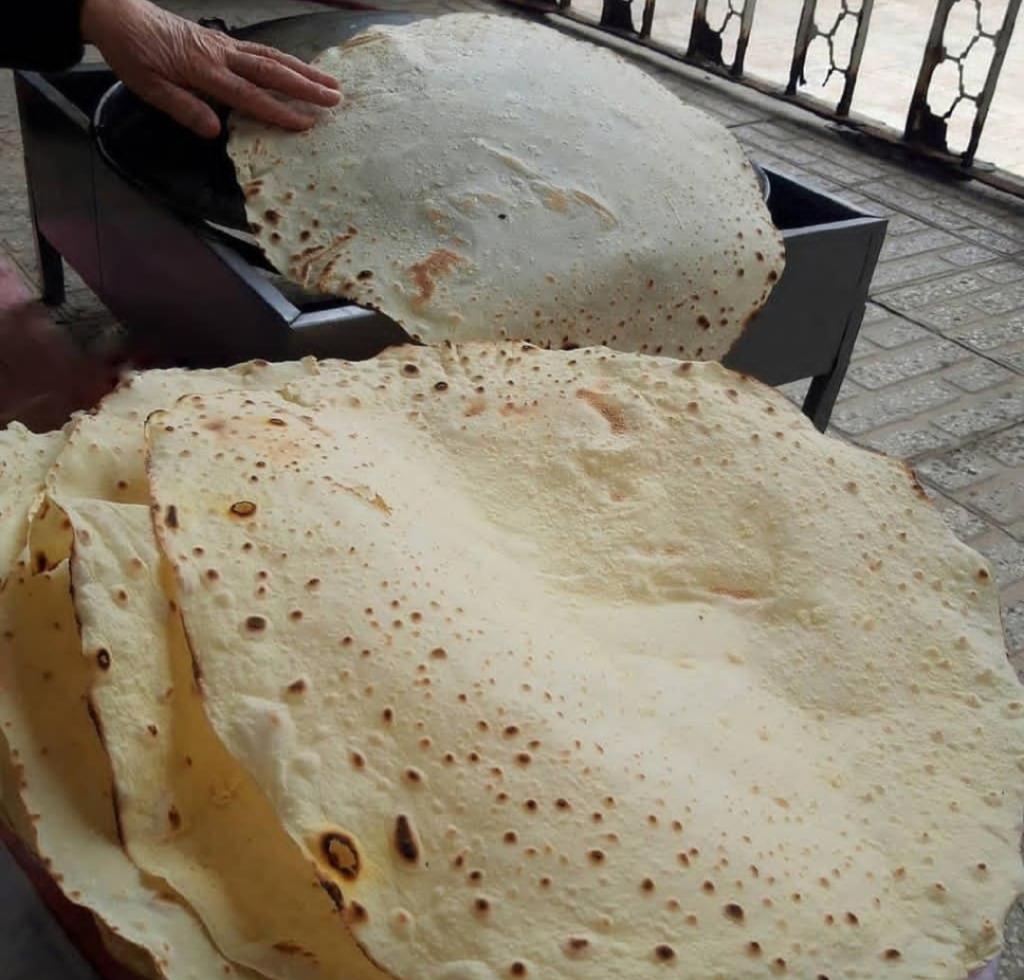 دستور پخت نان ساجی