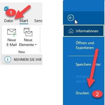 نحوه ذخیره ایمیل به صورت PDF در Outlook