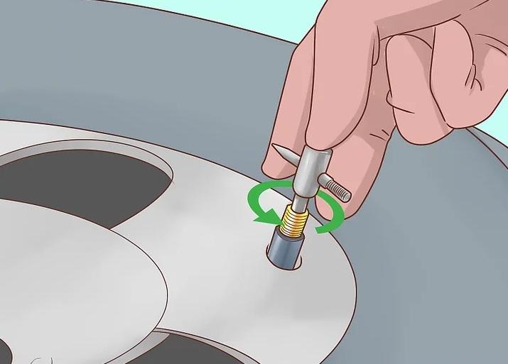 نحوه جدا کردن لاستیک از رینگ 9