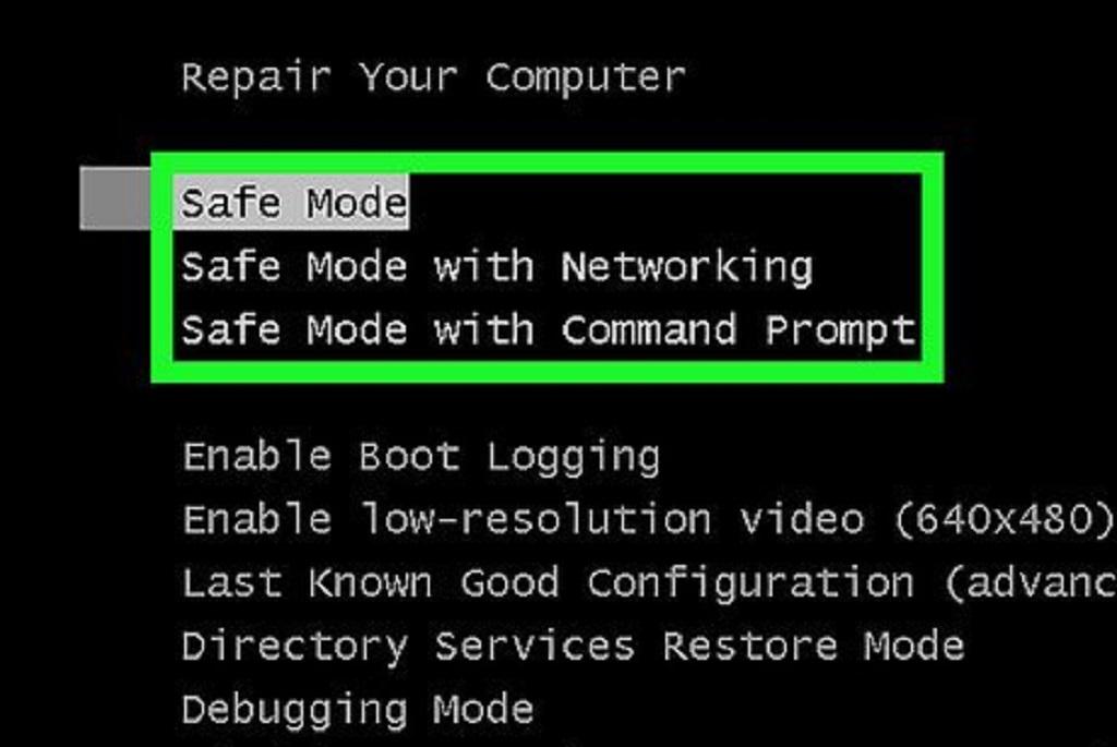 رفع مشکل صفحه سیاه ویندوز 11 در حالت ایمن 2