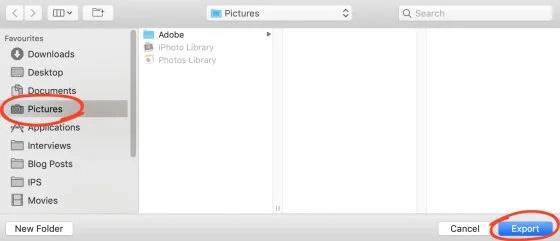 نحوه دانلود عکس ها از iCloud Shared Album در Mac