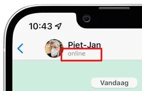 نحوه فهمیدن انلاین بودن افراد در واتس اپ 1