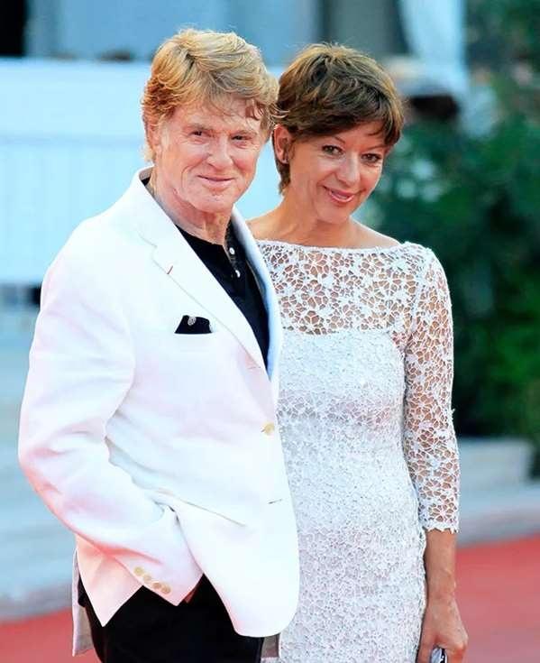 رابرت ردفورد و همسرش زیبیله زاگارز