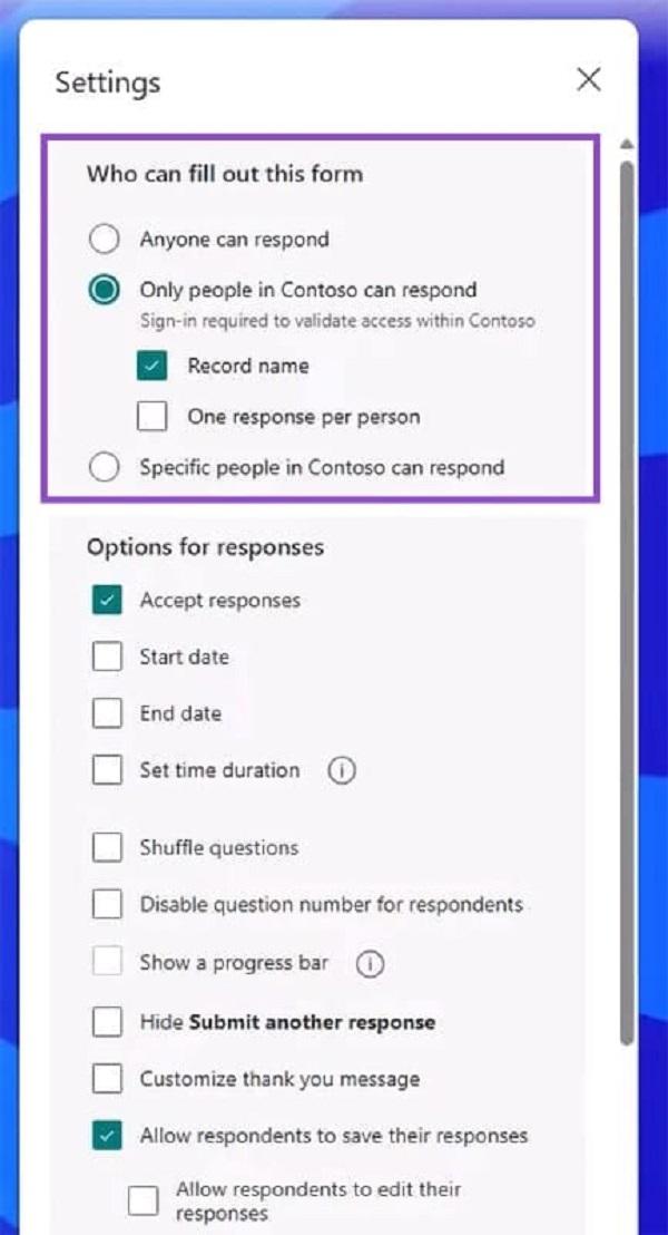رفع مشکل عدم پذیرش پاسخ‌ها در Microsoft Forms