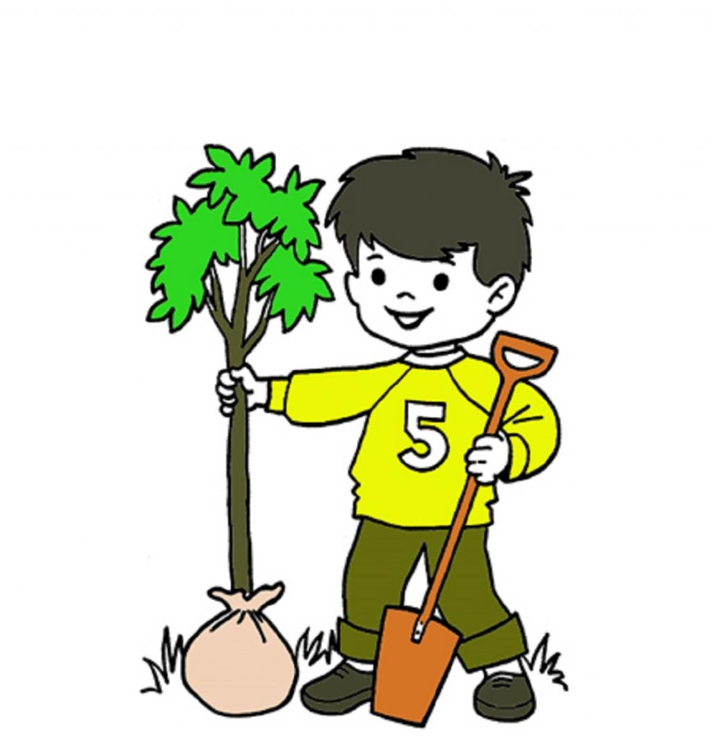 نقاشی روز درختکاری کودکانه 2