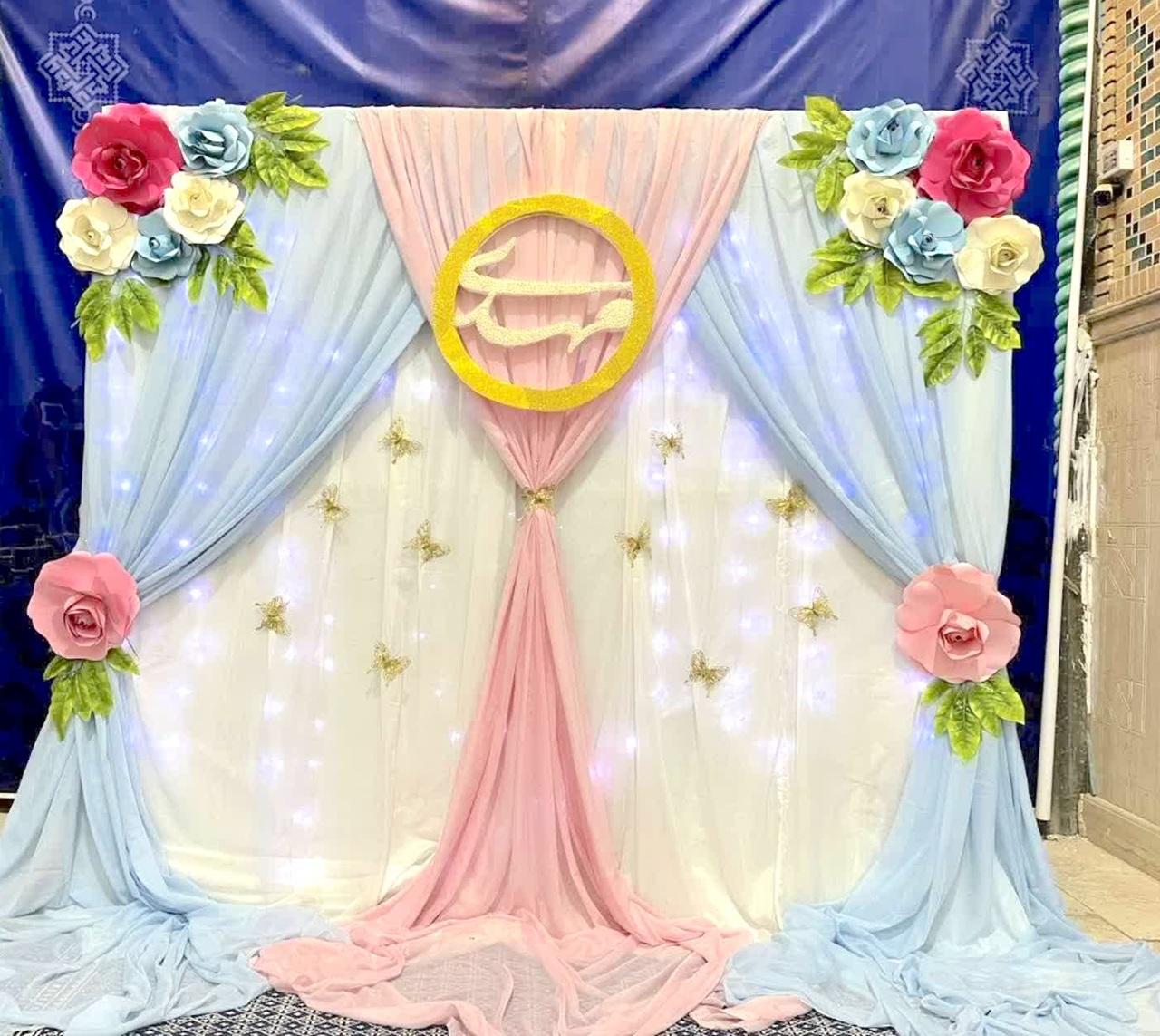 تزیین نیمه شعبان در مسجد 1