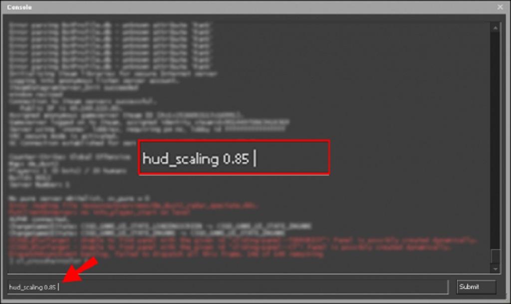 روش تغییر اندازه HUD در CSGO 6