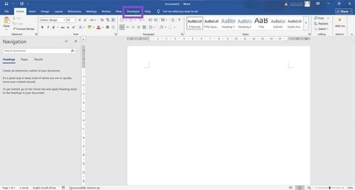 نحوه پر کردن فرم&zwnj;های ورد 3