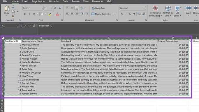 نحوه درج جدول در اوت لوک 10