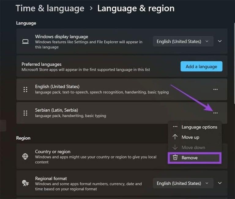 رفع مشکل زبان ورد 4