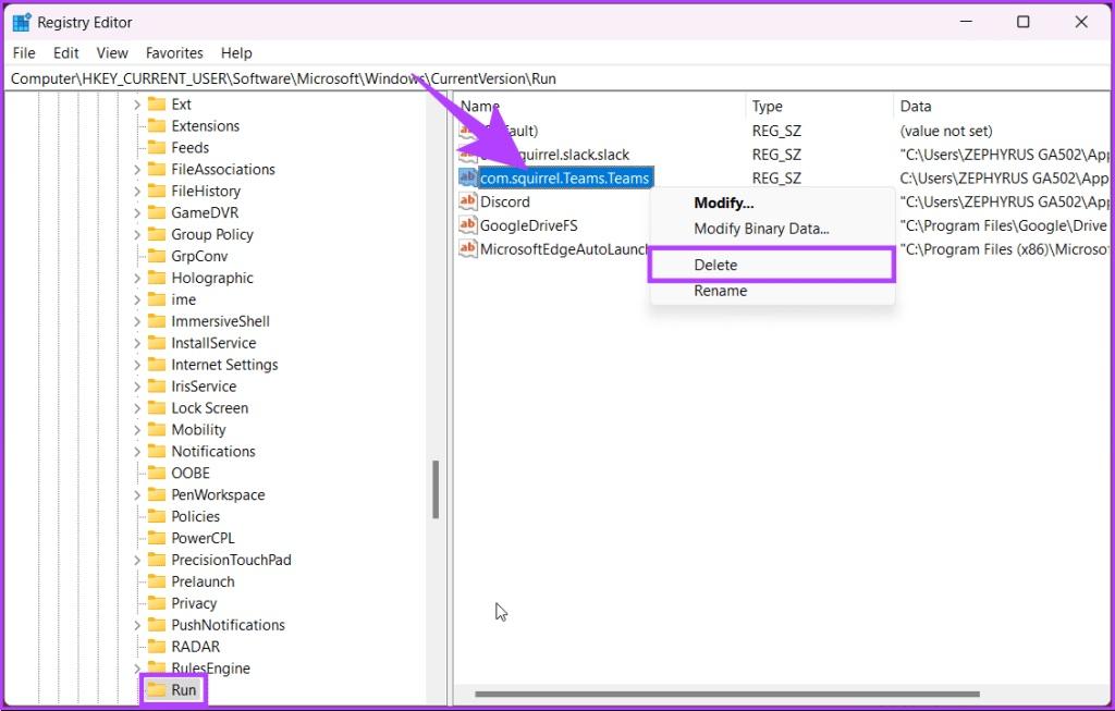 قطع اجرای خودکار Teams در ویندوز 4