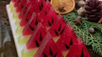 طرز تهیه پاستیل هندوانه ای خوشمزه و کشدار برای شب یلدا با ژله