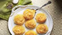 طرز تهیه سیب زمینی بامیه ای (دوشس) خوشمزه فرانسوی در فر و بدون فر