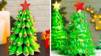 آموزش ساخت درخت کریسمس با مقوا به صورت 3 بعدی