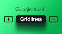 روش افزودن یا حذف گرید لاین (gridlines) در گوگل شیت Google Sheets
