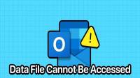 رفع مشکل خطای دسترسی به فایل داده در اوت لوک (Outlook) در ویندوز