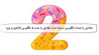 نقاشی با اعداد انگلیسی اسان؛ 24 مدل نقاشی با عدد 2 انگلیسی فانتزی و زیبا